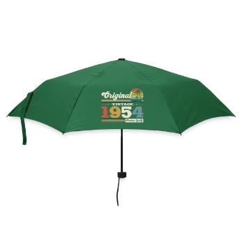 Legende 1954 Jahrgang 1954 Geburtstag 1954 - Regenschirm (klein) - Flaschengrün - Vorne