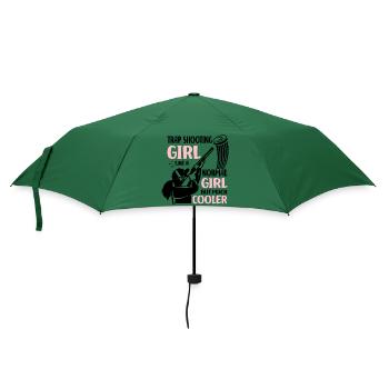 Trapschießen | Schießsport Fallenschießen Geschenk - Regenschirm (klein) - Flaschengrün - Vorne