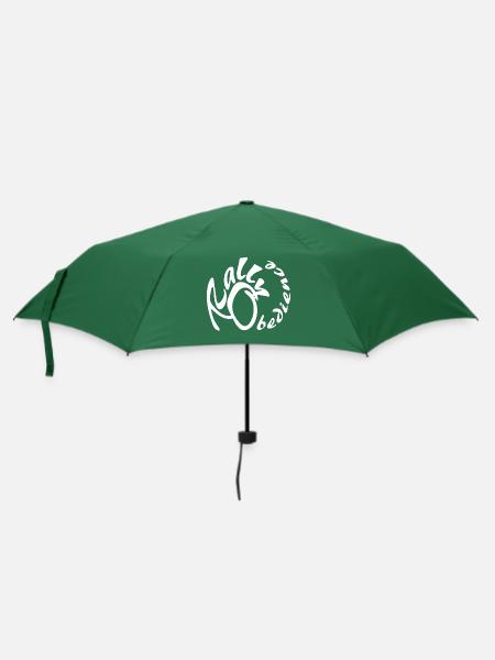 Rally Obedience Design für Hundesport mit Hund - Regenschirm (klein) - Flaschengrün
