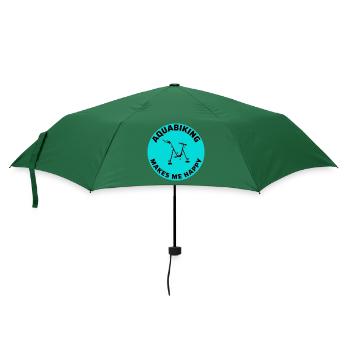 Aqua Cycling Schwimmbad Fitness Training Coach - Regenschirm (klein) - Flaschengrün - Vorne