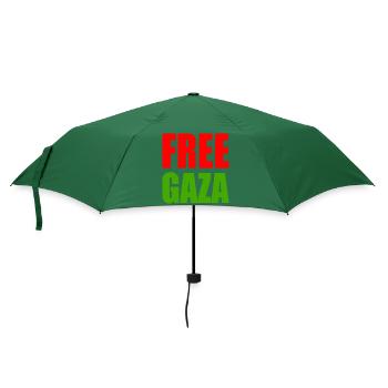 Free gaza - Regenschirm (klein) - Flaschengrün - Vorne