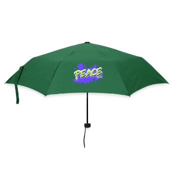 peace, kikky - Regenschirm (klein) - Flaschengrün - Vorne