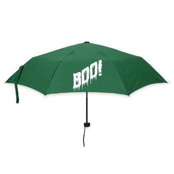 Halloween Kostüm Boo. - Regenschirm (klein) - Flaschengrün - Vorne