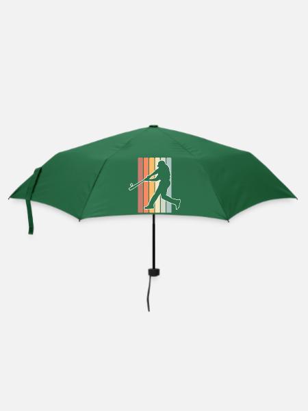 Baseball - Regenschirm (klein) - Flaschengrün