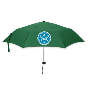 Sparta Symbol - Regenschirm (klein) - Flaschengrün - Vorne