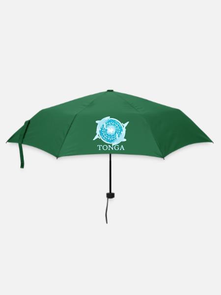 Weißspitzenriffhaie Tonga Pride - Regenschirm (klein) - Flaschengrün