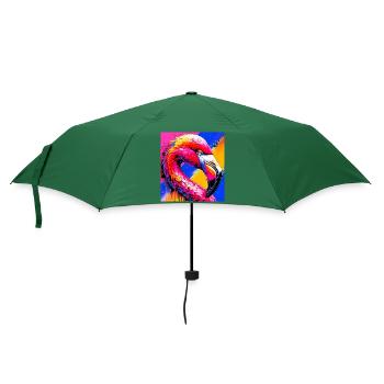 flamingo - Umbrella (small) - bottlegreen - Front