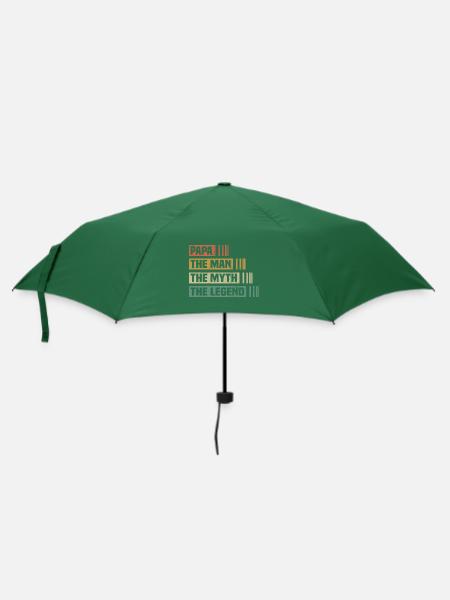 Papa Man Mythos Legende - Regenschirm (klein) - Flaschengrün