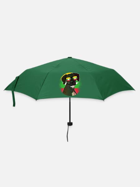 Myanmar - Regenschirm (klein) - Flaschengrün