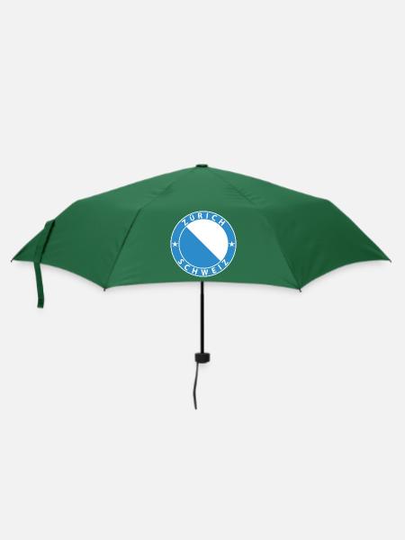 Zürich - Regenschirm (klein) - Flaschengrün