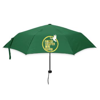 Friedenszeichen Friedenstaube Frieden - Regenschirm (klein) - Flaschengrün - Vorne