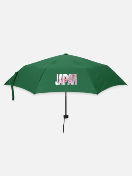 Japan - Regenschirm (klein) - Flaschengrün