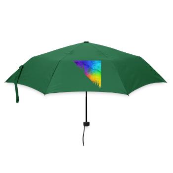 MTB Bergab - Colors - Downhill - Regenschirm (klein) - Flaschengrün - Vorne