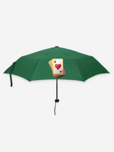 CARDS - Regenschirm (klein) - Flaschengrün