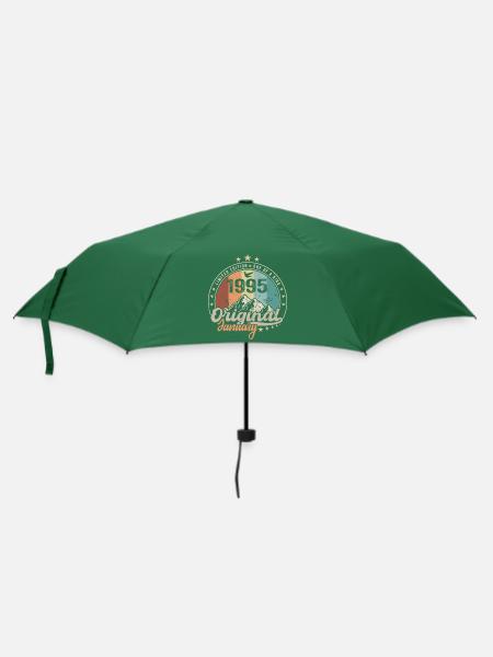Vintage Retro Januar 1995 Geburtstagsgeschenk - Regenschirm (klein) - Flaschengrün