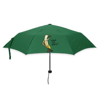 Banana Duck - What the Duck - Regenschirm (klein) - Flaschengrün - Vorne