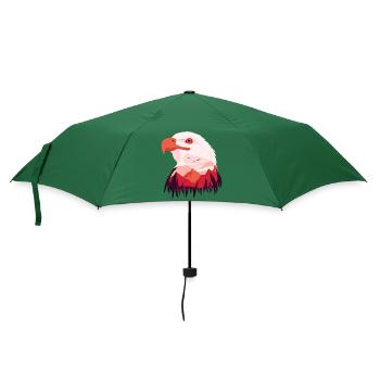 Adler Weißkopfseeadler - Regenschirm (klein) - Flaschengrün - Vorne