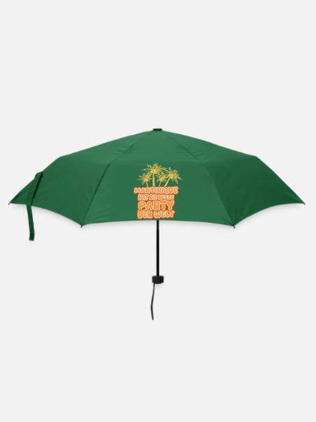 Urlaub Martinique - Regenschirm (klein) - Flaschengrün