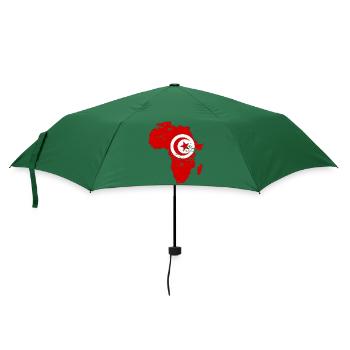 Drapeau de la Tunisie Afrique - Parapluie standard - vert bouteille - Devant