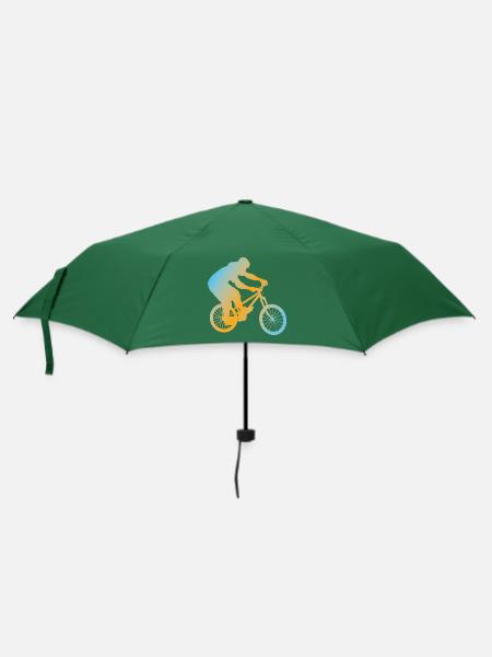 Fahrrad - Regenschirm (klein) - Flaschengrün