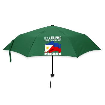 Philippinen - Regenschirm (klein) - Flaschengrün - Vorne
