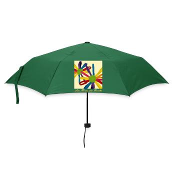 Blumen ohne Geheimnis - Regenschirm (klein) - Flaschengrün - Vorne