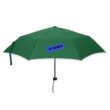 Vip Mitglied - Regenschirm (klein) - Flaschengrün - Vorne