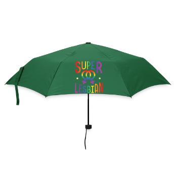Gay Pride Schwul Lesbisch LGBT LGBTQ Geschenk - Regenschirm (klein) - Flaschengrün - Vorne
