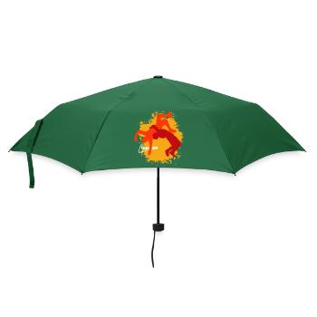 Ringen Danger - Regenschirm (klein) - Flaschengrün - Vorne