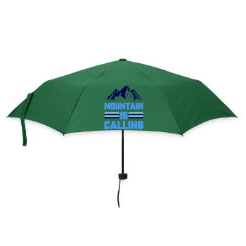 mountain adventure is calling - Regenschirm (klein) - Flaschengrün - Vorne