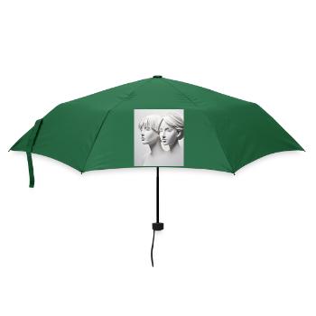 Silhouetten aus Papier - Regenschirm (klein) - Flaschengrün - Vorne