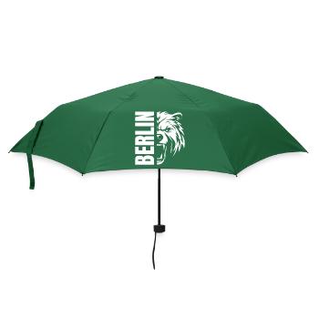 Berlin Merch - Regenschirm (klein) - Flaschengrün - Vorne