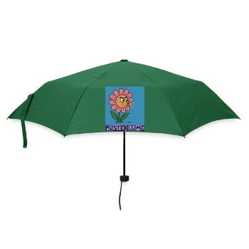 Pusterblume by Rico Beck - Regenschirm (klein) - Flaschengrün - Vorne