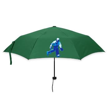 Feldhockey-Torwart - Regenschirm (klein) - Flaschengrün - Vorne