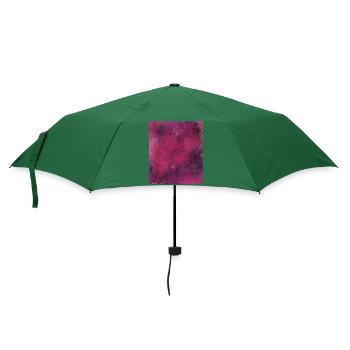 Purple Jungle Dreams - Regenschirm (klein) - Flaschengrün - Vorne