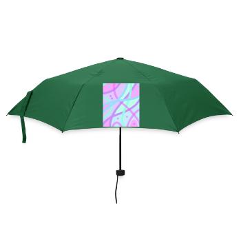 Pastell - Regenschirm (klein) - Flaschengrün - Vorne
