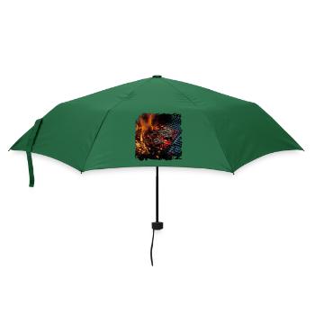 Fleisch ist eine wichtige Protein-Quelle - Regenschirm (klein) - Flaschengrün - Vorne