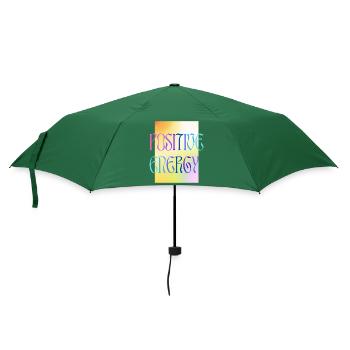 POSITIVE ENERGY - colourful - Regenschirm (klein) - Flaschengrün - Vorne