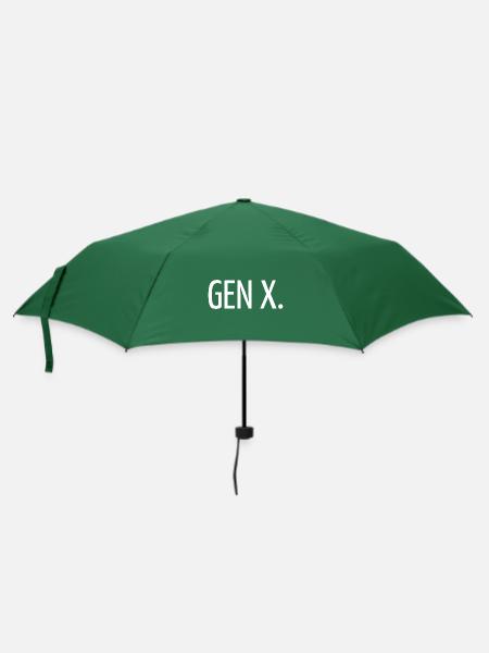 Generation X - Regenschirm (klein) - Flaschengrün