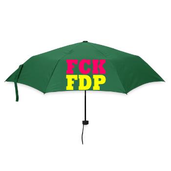 Fck fdp - Regenschirm (klein) - Flaschengrün - Vorne