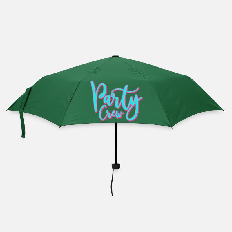 Partycrew / Party Crew - Regenschirm (klein) - Flaschengrün