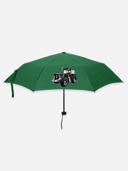 Schlüter Traktor - Regenschirm (klein) - Flaschengrün