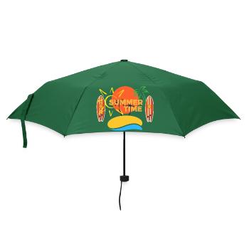 SOMMERZEIT - Regenschirm (klein) - Flaschengrün - Vorne