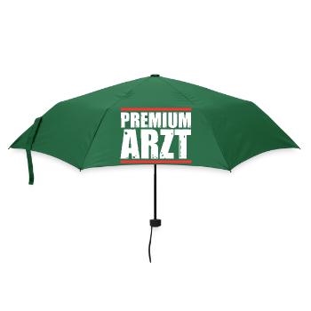 Mediziner Rettungssanitäter Notarzt Arzt - Regenschirm (klein) - Flaschengrün - Vorne