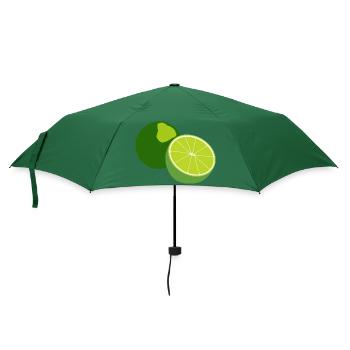 Limette - Regenschirm (klein) - Flaschengrün - Vorne