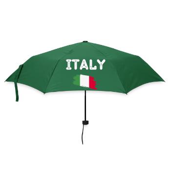 Italien Italienische Flagge - Regenschirm (klein) - Flaschengrün - Vorne