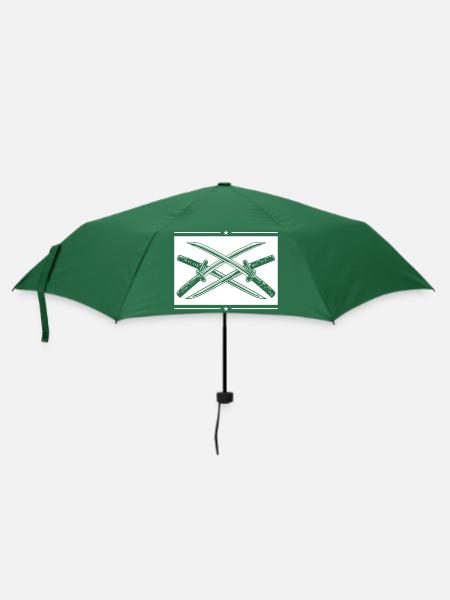 Samurai Schwert Element - Regenschirm (klein) - Flaschengrün