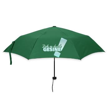 Vorname Gesine - Regenschirm (klein) - Flaschengrün - Vorne