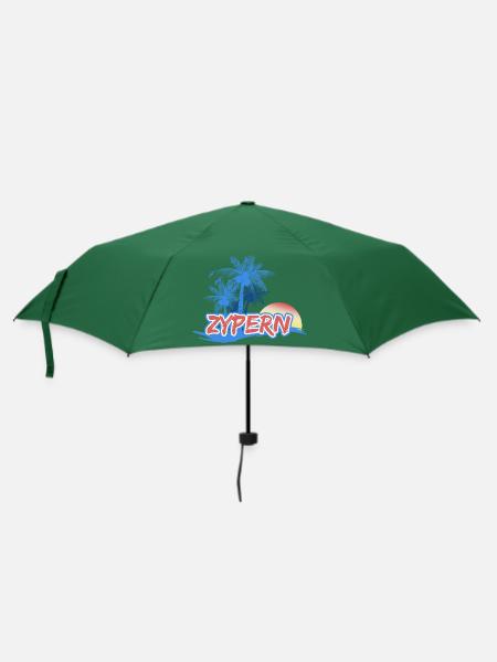 Strand Zypern - Regenschirm (klein) - Flaschengrün