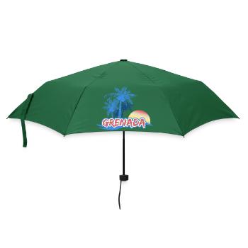 Strand Grenada - Regenschirm (klein) - Flaschengrün - Vorne